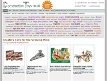 Tablet Screenshot of construction-toys.co.uk